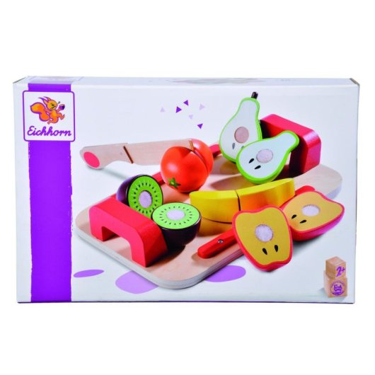 Planche à découper fruits en bois EICHHORN Jeu cuisine enfant