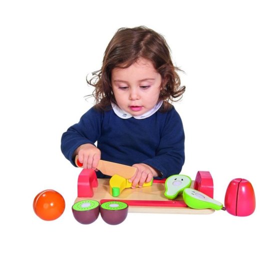 Planche à découper fruits en bois EICHHORN Jeu cuisine enfant