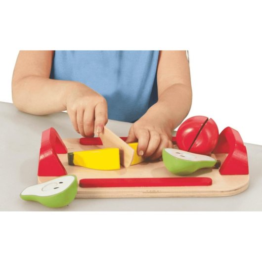 Planche à découper fruits en bois EICHHORN Jeu cuisine enfant