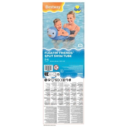 Flotador animaux Bestway Floatin' Friends Multicolore 3-6 ans