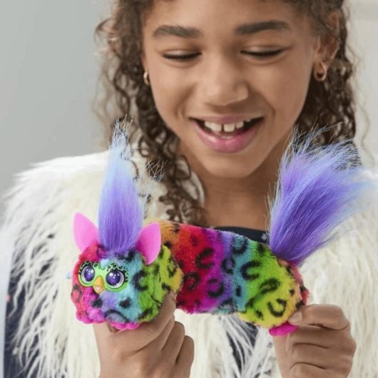 Peluche Interativo Hasbro Furby DJ Furblets Rain-Bow-Kat