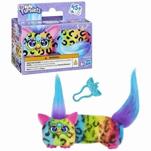 Peluche Interativo Hasbro Furby DJ Furblets Rain-Bow-Kat