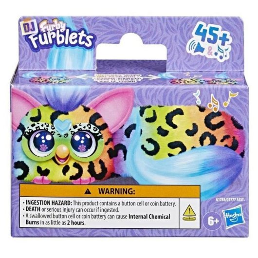 Peluche Interativo Hasbro Furby DJ Furblets Rain-Bow-Kat