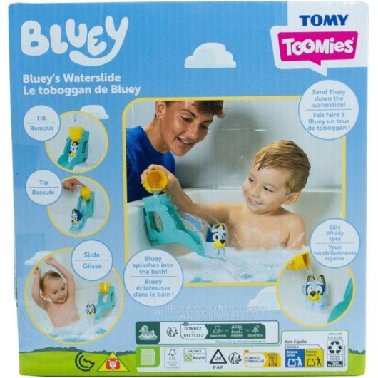 Tobogã Aquático Toomies Bluey com Ventosa em Plástico