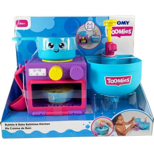 Jouet de bain TOMY Toomies Bubble & Bake Multicolor