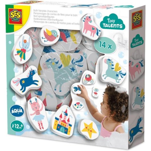 Figurine de bain SES Creative Tiny Talents 14 pièces multicolores