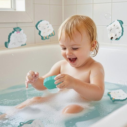 Figurine de bain SES Creative Tiny Talents Lavage de chiens multicolore