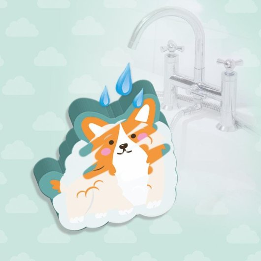 Figurine de bain SES Creative Tiny Talents Lavage de chiens multicolore