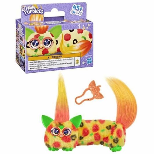 Peluche Hasbro Furby DJ Furblets Pepp-Oh-Roni Extensível Música