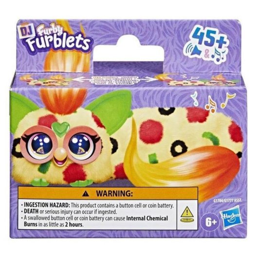 Peluche Hasbro Furby DJ Furblets Pepp-Oh-Roni Extensível Música