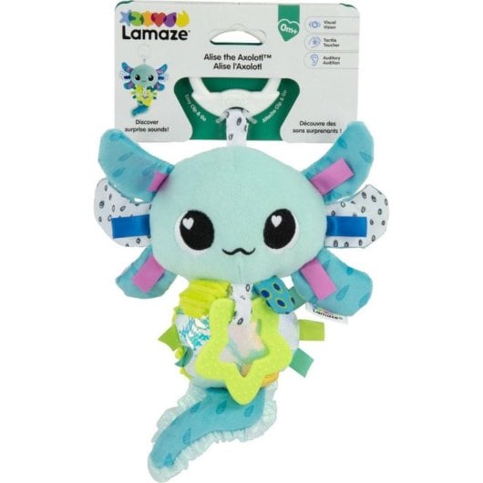 Jouet sensoriel suspendu Lamaze LC27497 Multicolore avec clip et suceur