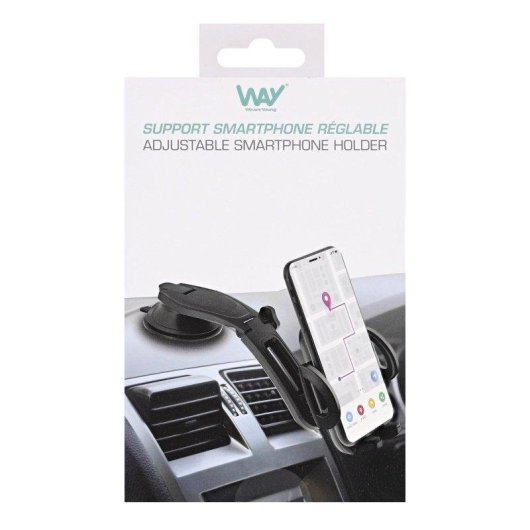 TnB WDASH Smartphonehouder voor Dashboard, Zwart