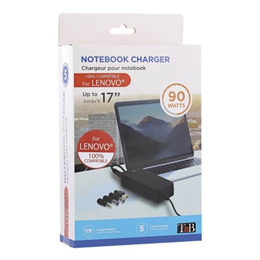 Carregador portátil TnB CHNBDLNV 90W 19V preto