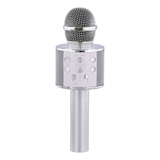 Microphone karaoké Bluetooth TnB WMICKARAOKE Gris