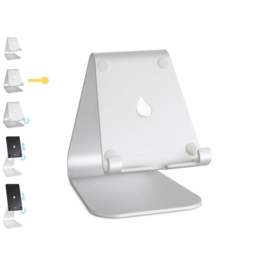 Support tablette Rain Design mStand aluminium argent 13 pouces