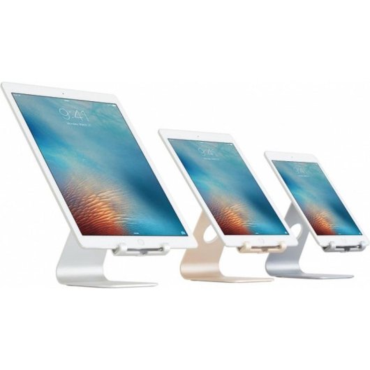 Support tablette Rain Design mStand aluminium argent 13 pouces
