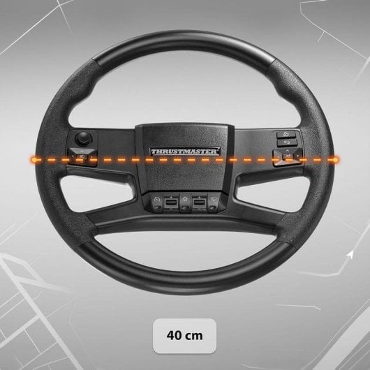 Volante Thrustmaster SimTask Truck-40 com suporte PS5 Xbox PC