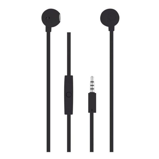 TnB Sweet hoofdtelefoon met microfoon, kabel, jack connector, semi in-ear zwart