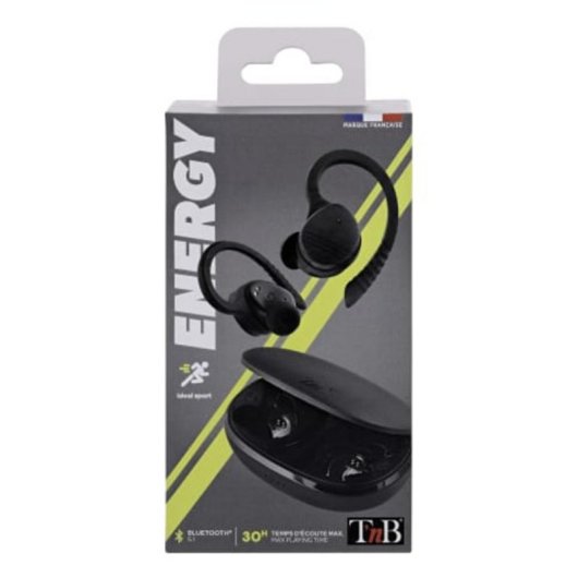 Auricolari TnB Energy Bluetooth 5.1 In-Ear Resistenti IPX5 Neri