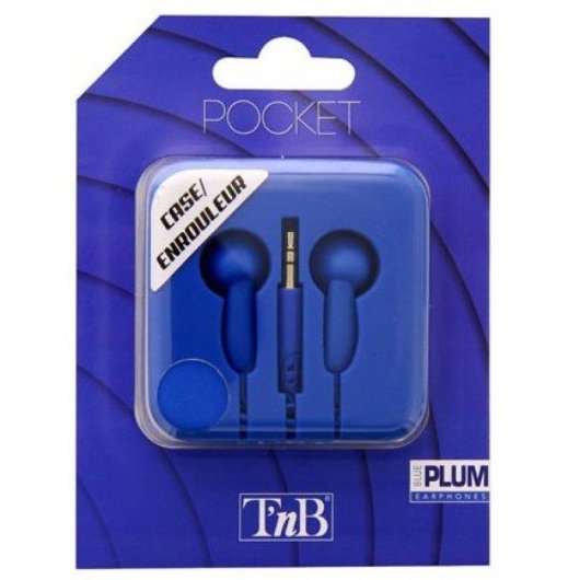 Auricolari TnB ESPOCKETBL cablati intrauricolari blu