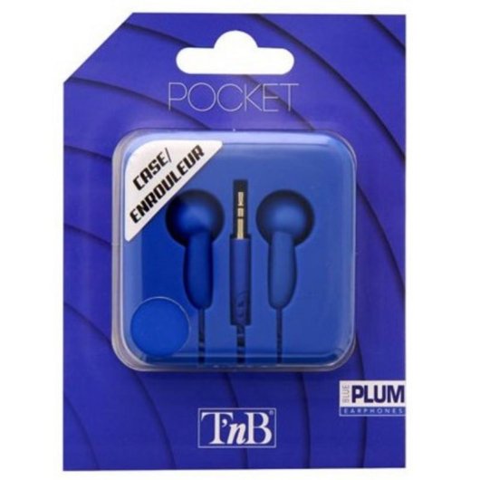 Auricolari TnB ESPOCKETBL cablati intrauricolari blu