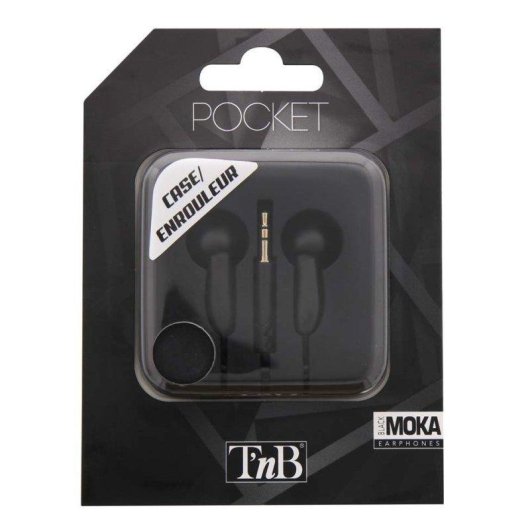 Auriculares TnB ESPOCKETBK filaires intra-auriculaires connectivité filaire noir