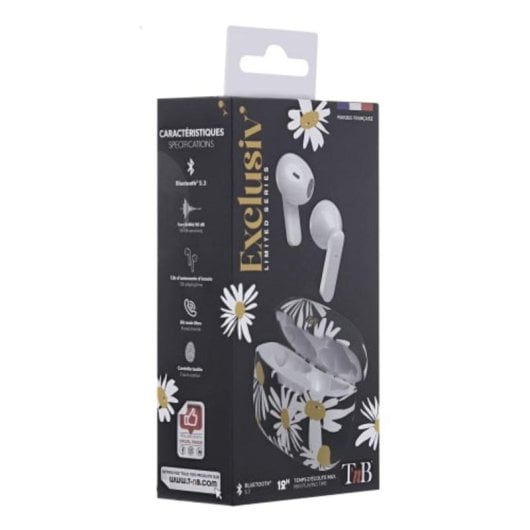 Auriculares TnB Marguerite sans fil Bluetooth TWS Multicolore usage quotidien
