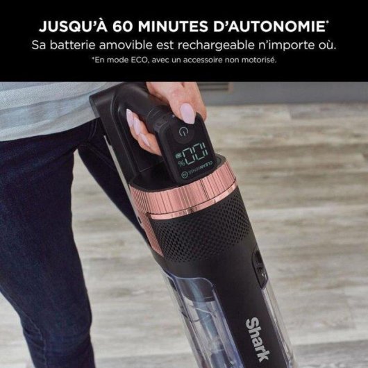 Aspirapolvere senza Fili Shark Stratos IZ400EU 60 minuti Anti-groviglio HEPA