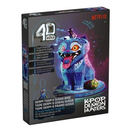 Puzzle 3D Spin Master K-pop Demon Hunters Derpy & Sussie 168 peças
