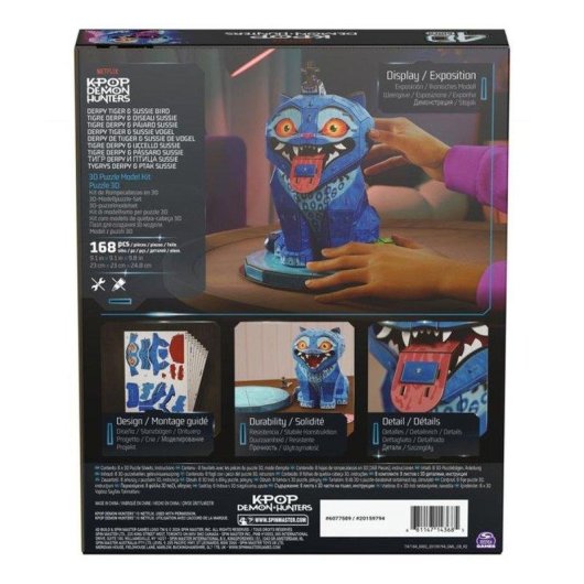 Puzzle 3D Spin Master K-pop Demon Hunters Derpy & Sussie 168 peças