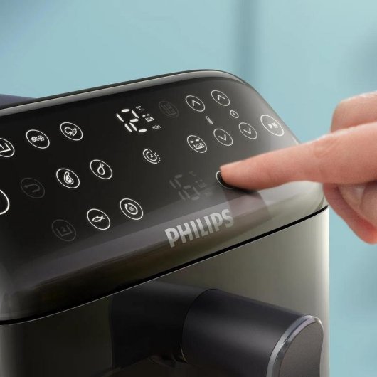 Freidora de aire Philips NA461/00 10 L 2750 W doble cesta con ventana
