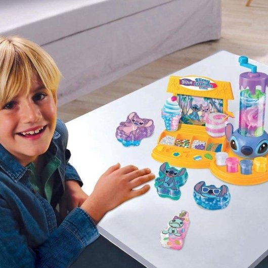 Kit Créatif Lexibook Slimy Studio Stitch pour Slime et Modelage