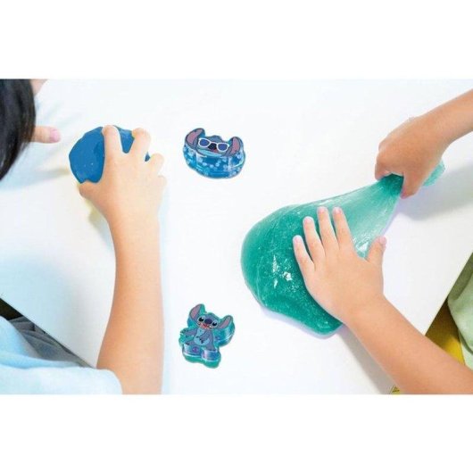 Kit Créatif Lexibook Slimy Studio Stitch pour Slime et Modelage