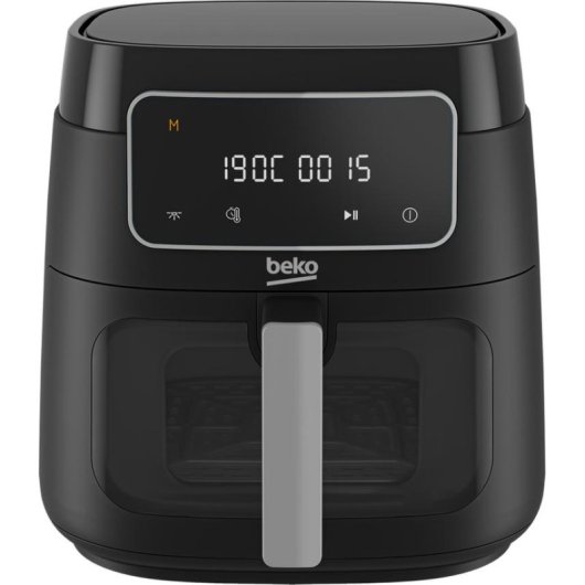 Airfryer Beko FRL3374B Unique Fenêtre 7,6L 1750W 8 Programmes Noir