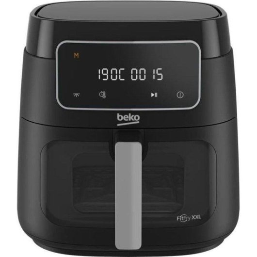 Airfryer Beko FRL3374B Unique Fenêtre 7,6L 1750W 8 Programmes Noir