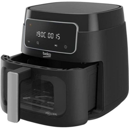 Airfryer Beko FRL3374B Unique Fenêtre 7,6L 1750W 8 Programmes Noir