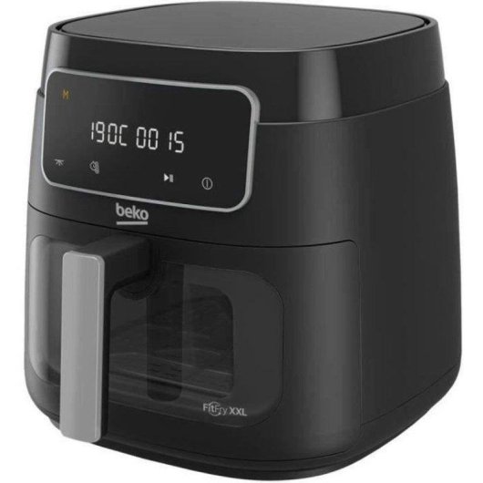 Airfryer Beko FRL3374B Unique Fenêtre 7,6L 1750W 8 Programmes Noir