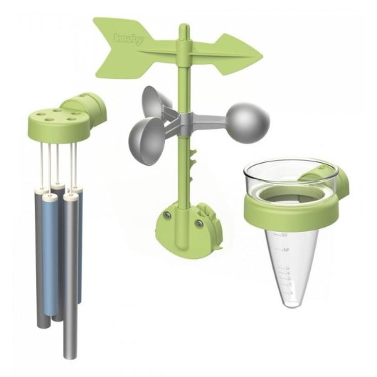 Kit Meteorologico Smoby con Vento, Anemometro e Pluviometro UV Resistenti