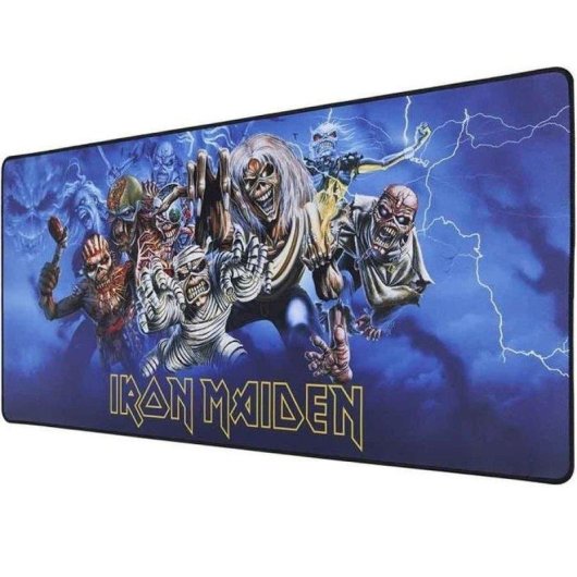 Tapete de rato Subsonic Iron Maiden XXL 90x40 cm base antiderrapante 3 mm