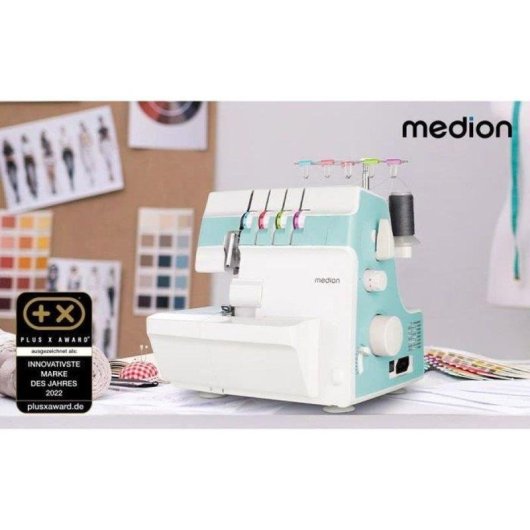 Surjeteuse Overlock Medion SO 90 LED 13 programmes 60 W