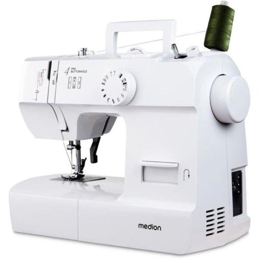 Máquina de coser Medion SM70 con 12 puntadas y brazo libre