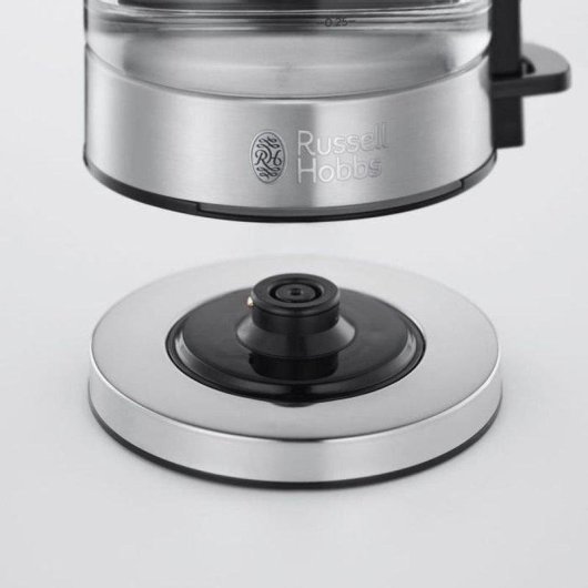 Chaleira eletrica Russell Hobbs Compact Home vidro 0,8 L 2200 W
