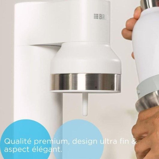 Brita sodaTRIO White snoerloze sodamachine 60 L CO2 425 g
