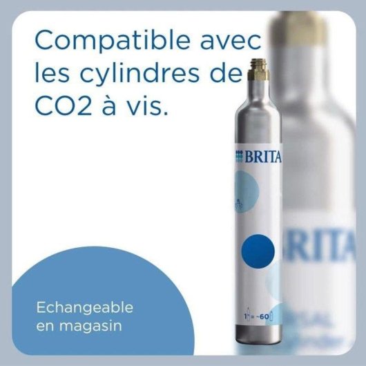 Brita sodaTRIO White snoerloze sodamachine 60 L CO2 425 g
