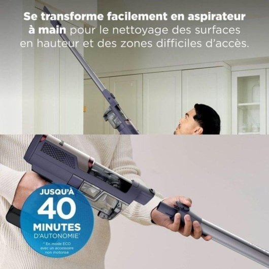 Aspirador sem Fio Shark Powerlite BU3621EUT 350W 40 min Anti-emaranhamento HEPA