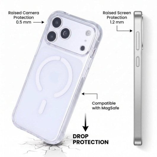 Funda para móvil La Casa de las Carcasas reforzada MagSafe para iPhone 18 Pro Max