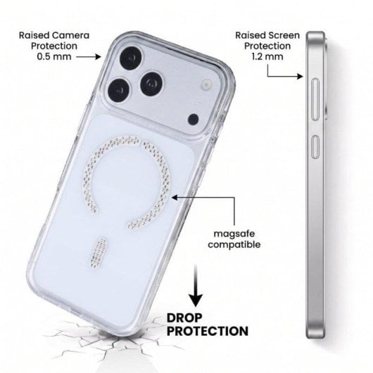 Funda La Casa de las Carcasas Silicone Brillante Compatible MagSafe pour iPhone 18 Pro Max