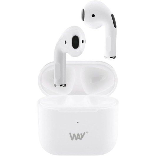 Auricolari TnB Melody 2 wireless Bluetooth TWS, microfono integrato, uso quotidiano, bianchi