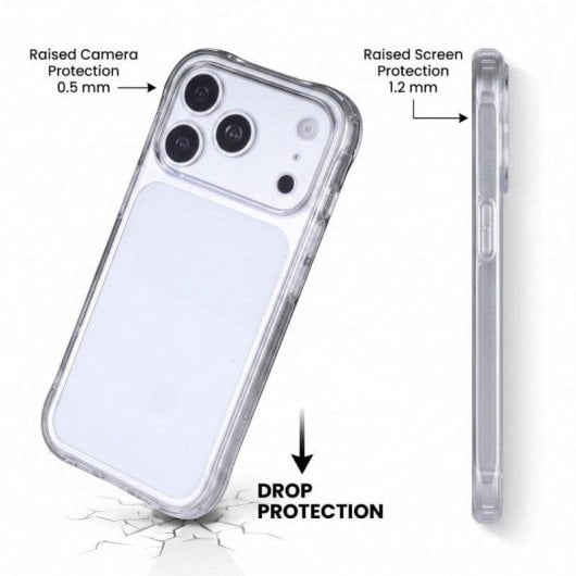 Funda La Casa de las Carcasas Antiyellow TPU transparente para iPhone 18 Pro