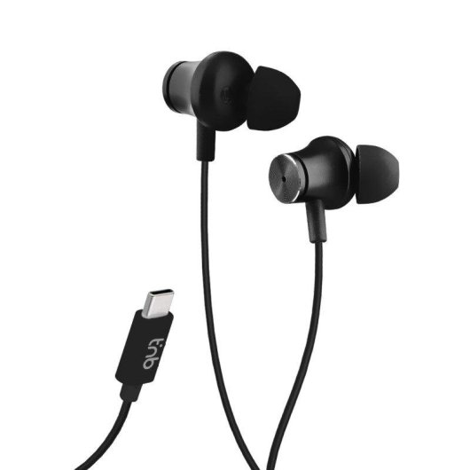 TnB C-BUDS bedrade USB-C in-ear koptelefoon met actieve ruisonderdrukking, zwart